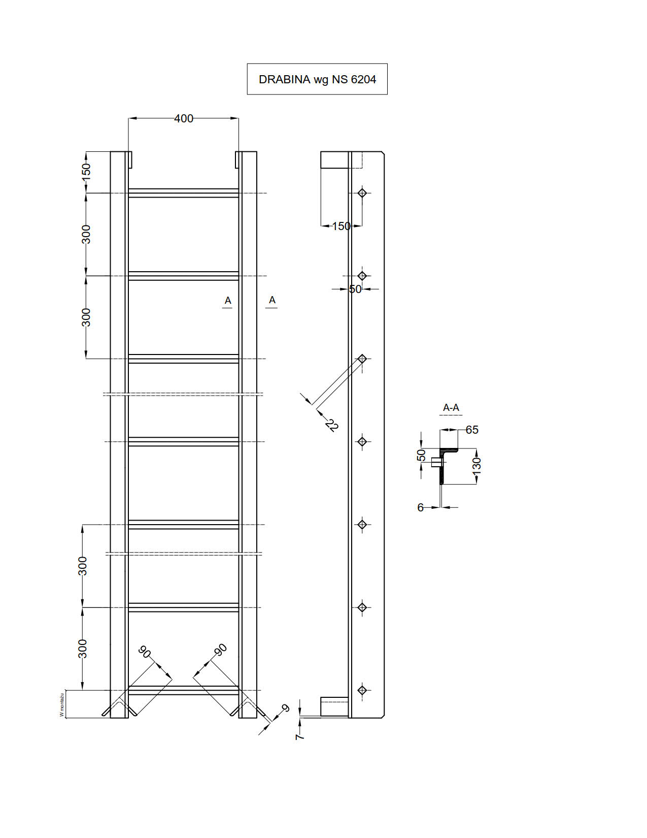 Drabina NS 6204