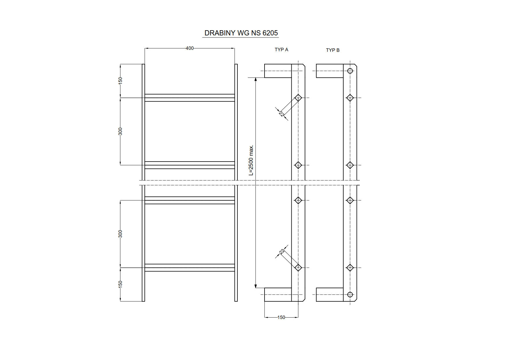 Drabina NS 6205